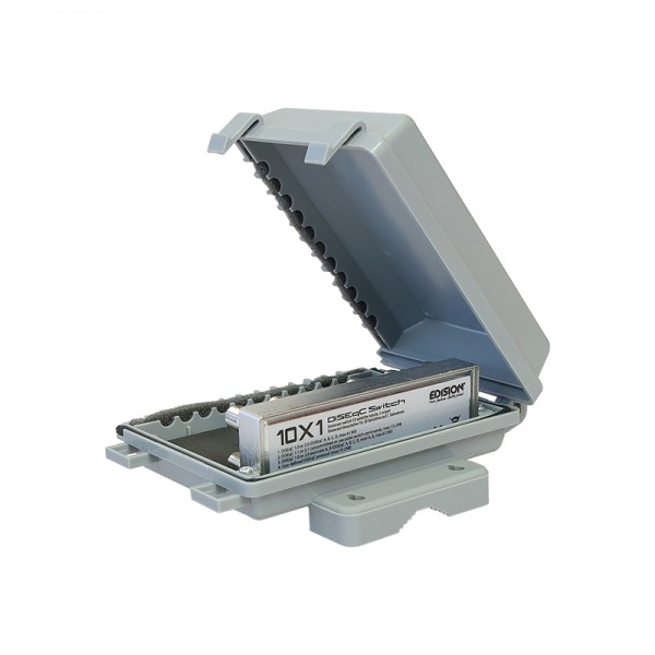 ΔιακόπτηςEDISION DISEQC 10x1 έως 10 Δορυφόρους προς 1 Δέκτη